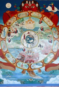 Roue du Samsara. Temple des Mille Bouddhas. Toulon sur Arroux France - Unbekannt
