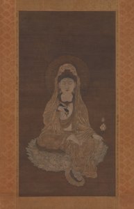 Kannon en robe blanche, 13e siècle - Unbekannt