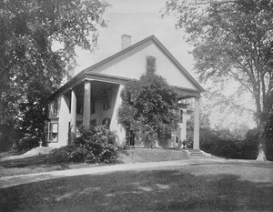 Maison de Whittier, Danvers, Massachusetts, vers 1897