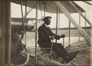 Wilbur Wright dans le flyer - Unbekannt