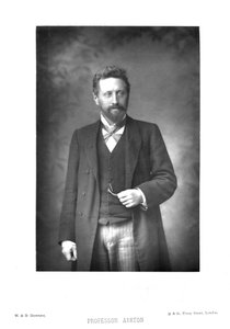 William Edward Ayrton 1847-1908, physicien, ingénieur électricien et inventeur britannique, vers 1890