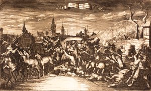William Egon de Fürstenberg attaqué dans son carrosse à Cologne en 1674, 1675