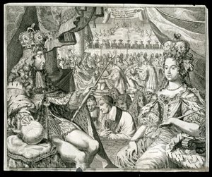 Guillaume III et Marie II, roi et reine de Grande-Bretagne et d