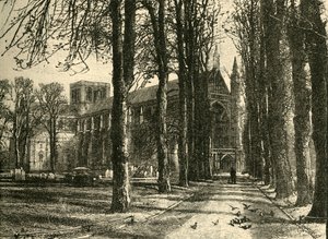 Cathédrale de Winchester, vue du nord-ouest, 1898 - Unbekannt