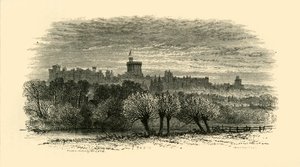 Château de Windsor depuis le Pavillon du Provost à Eton, 1911 - Unbekannt