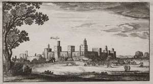 Château de Windsor depuis le sud-est, 1600s