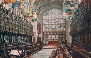 Windsor, Chapelle Saint-Georges, Chœur vers 1916