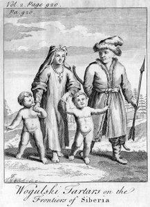 Tartares Wogulski aux frontières de la Sibérie, vers 1740