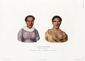 Femmes de Tahiti dans les îles de la Société