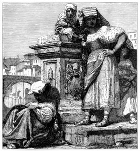 Femmes de la Campagne à Rome, vers 1890 - Unbekannt