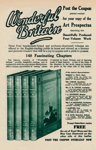 Publicité pour le livre Wonderful Britain, 1935 - Unbekannt