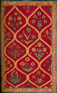 Tapis en laine. Fabrique royale indienne de Lahore, XVIIe siècle - Unbekannt