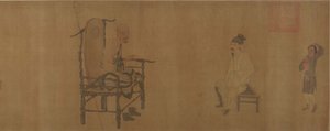 Xiao Yi obtenant le manuscrit de Lanting du moine Biancai - Unbekannt