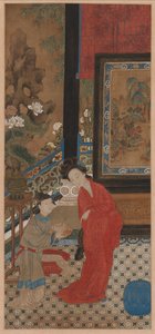 Yang Guifei quittant le bain, 1700s