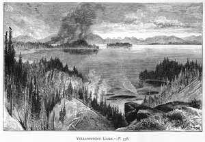 Lac Yellowstone, 19ème siècle