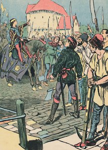Le jeune roi Richard réprime la rébellion, vers 1907
