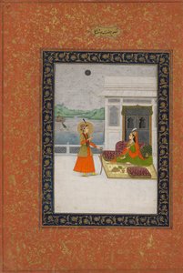 Rencontre de Yusuf et Zulaykha, vers 1764 - Unbekannt