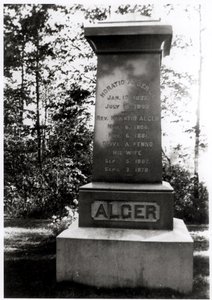 Tombe de Horatio Alger à Natick, Massachusetts