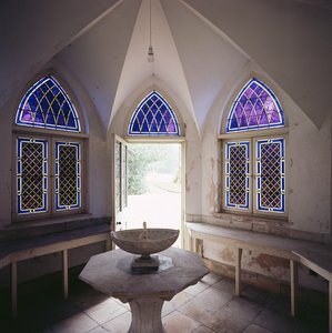 Intérieur de la laiterie, Corsham Court, Wiltshire