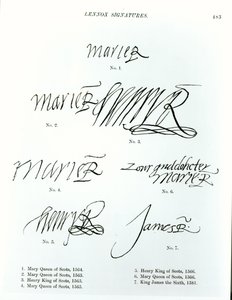 Signatures de Marie Stuart, Henri Roi d