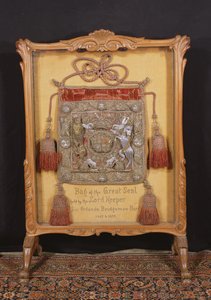Le sac du Grand Sceau, détenu par le Lord Keeper, Sir Orlando Bridgeman (1667-72) - Unbekannt Unbekannt
