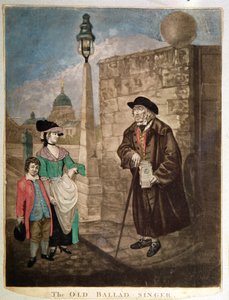 Le vieux chanteur de ballades, vers 1780