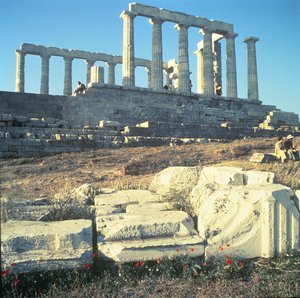 Le temple de Poséidon, vers 430 av. J.-C. - Unbekannt Unbekannt