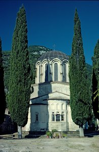 Vue de la Nea Moni, milieu du XIe siècle
