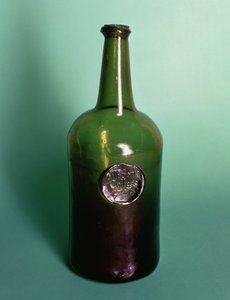 Bouteille de vin scellée, All Souls College, 1764