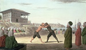 Match de lutte, Constantinople