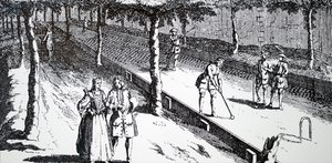 Une partie de croquet à Pall-Mall