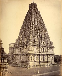 Une grande pagode en Inde - Unbekannter Künstler