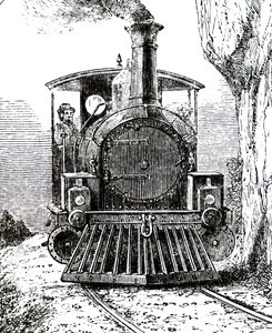 Un frein de locomotive