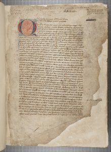 Transcription, en trois mains, des œuvres philosophiques de Marcus Tullius Cicero apparemment tirées de l
