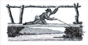 Un jeune garçon pêchant