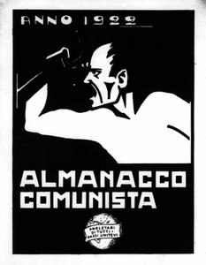 Affiche de propagande du Parti Communiste Italien de 1922 : almanach