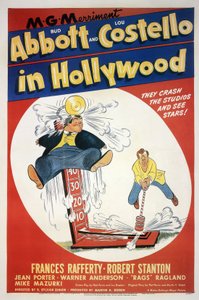 Affiche du film Deux nigauds à Hollywood avec Bud Abbott et Lou Costello 1945 - Unbekannt