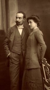 Alfredo Trombetta et sa femme