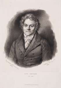 Alois Senefelder, inventeur allemand de la lithographie, début du XIXe siècle