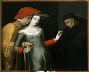 Peinture anonyme du 16ème siècle Musée Granet, Aix en Provence. - Unbekannter Künstler