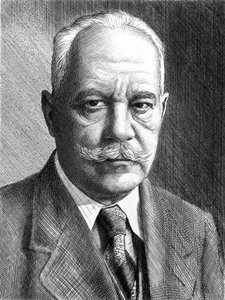 Arnold Sommerfeld, physicien allemand, vers 1910-1920 - Unbekannt