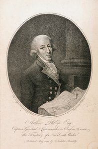 Arthur Phillip, commandant naval britannique, vers 1789