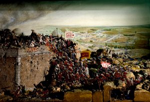 Guerre austro-turque en 1683 (modèle diorama) - Unbekannter Künstler