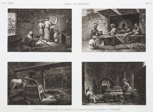 Boulangers et confiseurs, Égypte, vers 1798