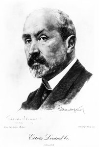 Baron Lorand Von Eotvos, physicien hongrois, vers 1900