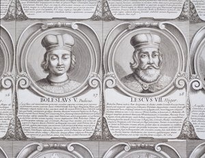Boleslaw V, le Chaste, et Leszek II, le Noir, no. 27 et 28 de 