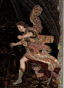 Ange rebondissant - Sculpture, art baroque