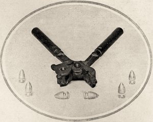 Moule à balles utilisé au XIXe siècle