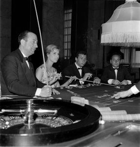 CASINO de Venise, la table de roulette, LIDO DI VENEZIA - années 1960
