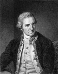 Capitaine James Cook (photo n/b)